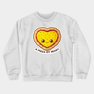 A Pizza My Heart Crewneck Sweatshirt